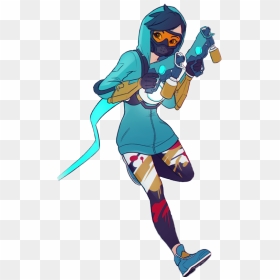 Graffiti Tracer Clipart , Png Download - Overwatch Graffiti Tracer Pang, Transparent Png - tracer png