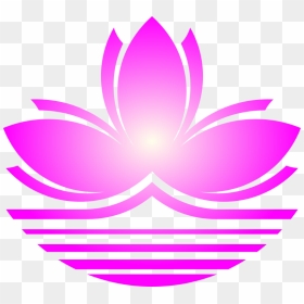 Purple Lotus Flower Clipart Clipart Black And White - Macau Lotus, HD Png Download - lotus flower png