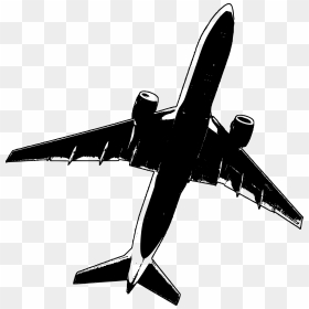 Thumb Image - Aeroplane Black And White Png, Transparent Png - fly png