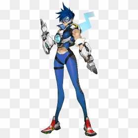 Yet Another Alt, The Blue Blur Indeed, That"s Sapossed - Tracer Overwatch Official Art, HD Png Download - tracer png