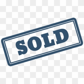 Thumb Image - Sold Out Png Blue, Transparent Png - sold png