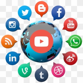 Social Media Marketing Social Networking Service - Connectivity In Social Media, HD Png Download - social icons png