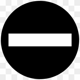 International No Symbol - No Entry Sign Black And White, HD Png Download - no symbol png