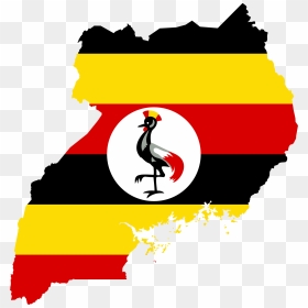 Uganda Flag Map Clip Arts - Happy Independence Day Uganda, HD Png Download - map icon png