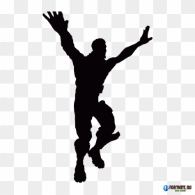 Fortnite Battle Royale Poster Vector Graphics - Fortnite Dances Silhouette, HD Png Download - twitch icon png
