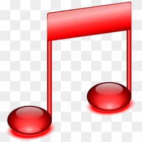 Music Note Icon Svg Clip Arts - Red Music Note Clip Art, HD Png Download - music icon png