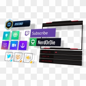 Twitch, HD Png Download - twitch overlay png
