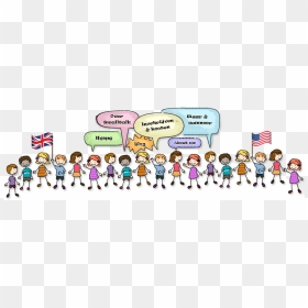 Cartoon, HD Png Download - people standing and talking png