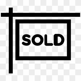 Sold Sign - Sold Sign Transparent, HD Png Download - sold png