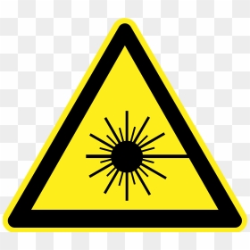 Laser Beam Warning Sign Clip Arts - Fiber Optic Warning Sign, HD Png Download - laser beam png