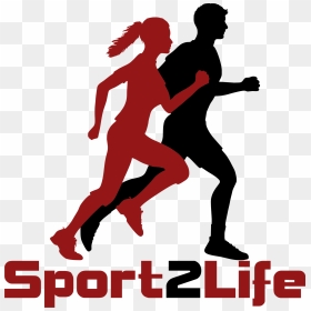 Running Silhouette Computer Icons Clip Art - Men And Women Running Silhouette, HD Png Download - torch png