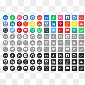 Social Icons Png Photo - Social Media Icons 2019 Png, Transparent Png - social icons png