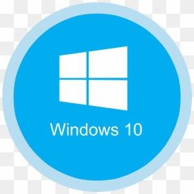 Windows 10 Pro Logo Transparent & Png Clipart Free - Transparent Windows 10 Icon, Png Download - windows logo png