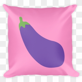Eggplant Emoji Pillow Swish Embassy - Eggplant Emoji Pillow, HD Png Download - eggplant emoji png