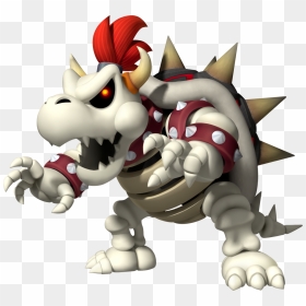 Dry Bowser Mario Kart, HD Png Download - bowser png