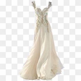 White Dress Png Image Background - Wedding Dress Transparent Background, Png Download - dress png