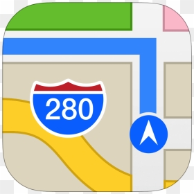 Maps Icon - Apple Maps Logo, HD Png Download - map icon png