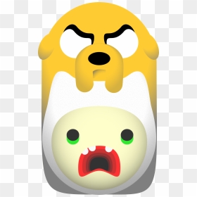 Adventure Time 2 Of 2 Finn And Jake Vector Graphic - Cartoon, HD Png Download - trihard png