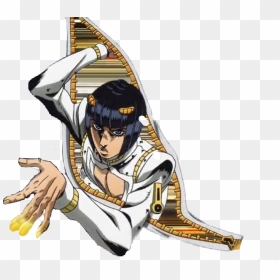 Jjba Jojo Brunobucciarati Anime Zipper Stand Ventoaureo - Bruno Bucciarati, HD Png Download - zipper png