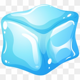 Ice Cube Blue Clip Art Web Clipart - Ice Cube Png Cartoon, Transparent Png - ice cube png