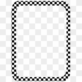 Checkerboard Clipart Checkered Flag - Transparent Race Flag Border, HD Png Download - checkered flag png