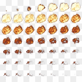 Realistic Fire Sprite Sheet - Sprite Animated Food, HD Png Download - realistic fire png