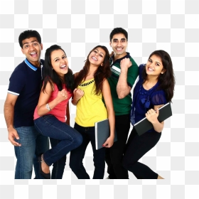 Indian College Student Transparent Image - College Students Transparent Background, HD Png Download - student png