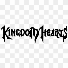 Kingdom Hearts Wordmark The First Game Of The Series - Kingdom Hearts Logo Text, HD Png Download - kingdom hearts png