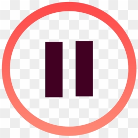 Pause Button, Pause Icon, But - Pause Logo Png Transparent, Png Download - pause button png