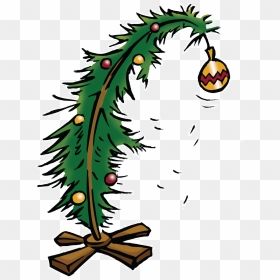 Dead Tree Clipart Skinny Tree , Png Download - Grinch Christmas Tree Cartoon, Transparent Png - dead tree png