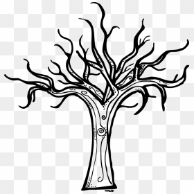 Black And White Dead Tree Clipart Cliparts And Others - Bare Tree Clipart, HD Png Download - dead tree png