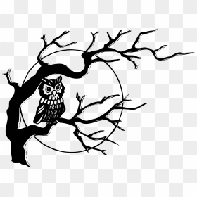 Old Tree Clipart Clip Stock Trees Black And White Drawing - Simple Black And White Art, HD Png Download - dead tree png