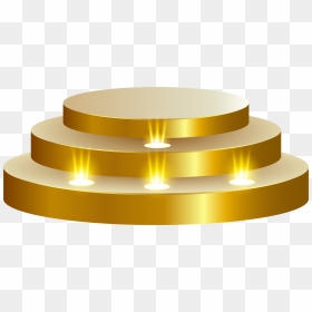 Stage Transparent Gold - Golden Podium Png, Png Download - stage png