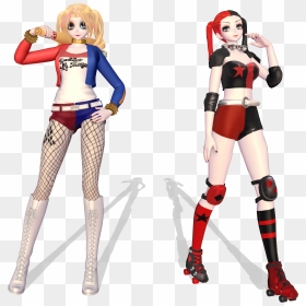 Harley Quinn Png Suicide Squad With Legs Vector Library - Harley Quinn Models Dl, Transparent Png - harley quinn png