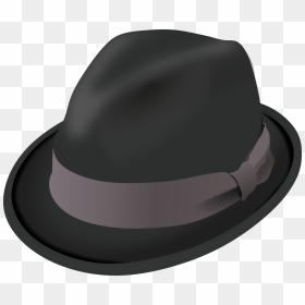 Trilby Hat Clip Arts - Fedora Hat Clip Art, HD Png Download - graduation hat png