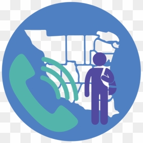 South Texas W Phone & Student - Illustration, HD Png Download - student png