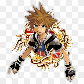 Kingdom Hearts Sora Artwork , Png Download - Kh3 Sora Second Form, Transparent Png - kingdom hearts png