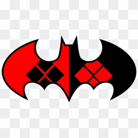 Harley Quinn Logo Png Transparent Image - Harley Quinn Bat Symbol, Png Download - harley quinn png
