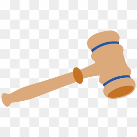 Gavel Cartoon Clip Art - Clipart Transparent Gavel Png, Png Download - gavel png