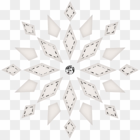 Shiny White Snowflake Png Download - Village Of New Lenox Logo, Transparent Png - white snowflake png