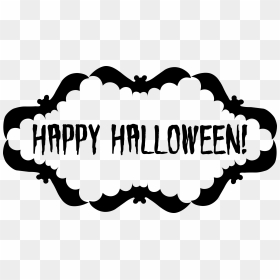 Halloween Sign Png - Free Printable Happy Halloween Sign, Transparent Png - happy halloween png