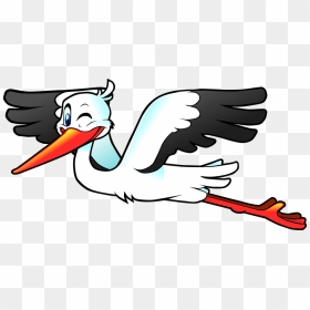 Flying Stork Clipart, HD Png Download - birds flying png
