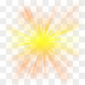 Clipart Of Sun Rays Vector Freeuse Library Sun Sunshine - Orange, HD Png Download - light rays png