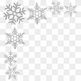 Silver Snowflake Png Photos - Snowflake Transparent Background Snow Png, Png Download - white snowflake png