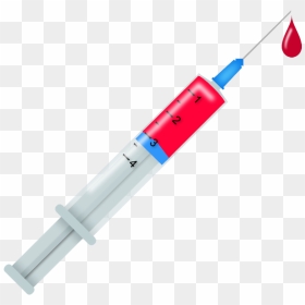 Syringe Clipart Baby Medicine - Vaccine Transparent Background, HD Png Download - syringe png