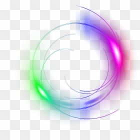 Circle Glow Lighteffect Ftestickers - Glowing Circle Png Transparent ...