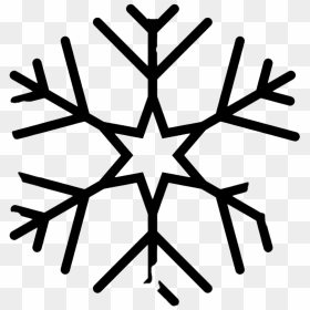 Christmas Black Snowflake Png Clipart - Winter Icon Png, Transparent Png - white snowflake png