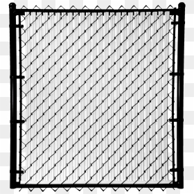 Privacy Slats 8ft White Tube Slats For Chain Link Fence - Black Chain Link Fence With White Slats, HD Png Download - chain link fence png
