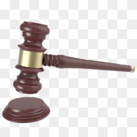 Judge Hammer Transparent Background, HD Png Download - gavel png