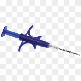 Microchip Identification For Animals - Microchip Injector, HD Png Download - syringe png
